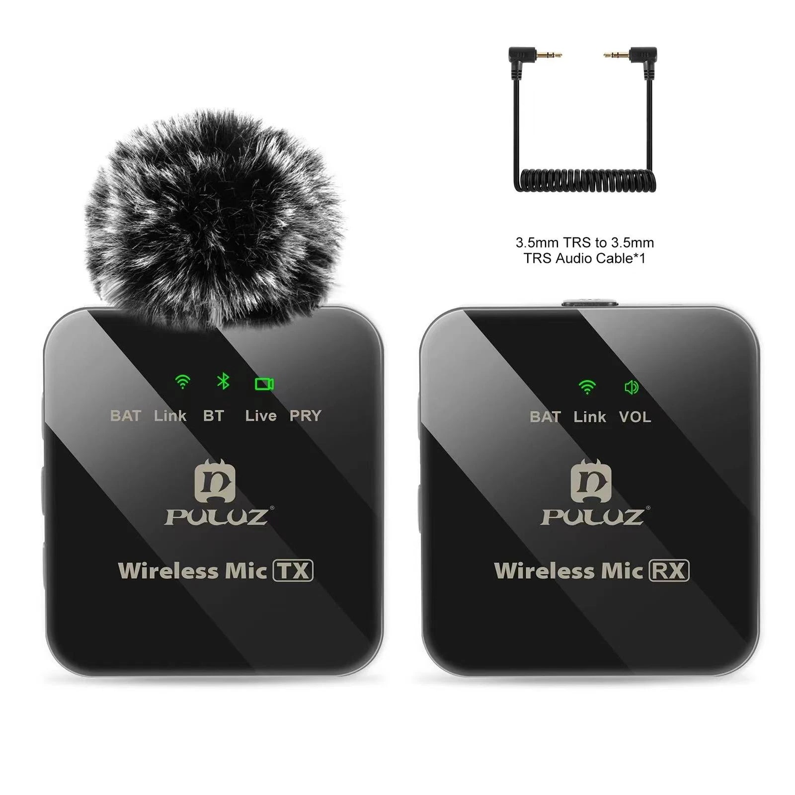 PULUZ Wireless Lavalier Mini Microphone