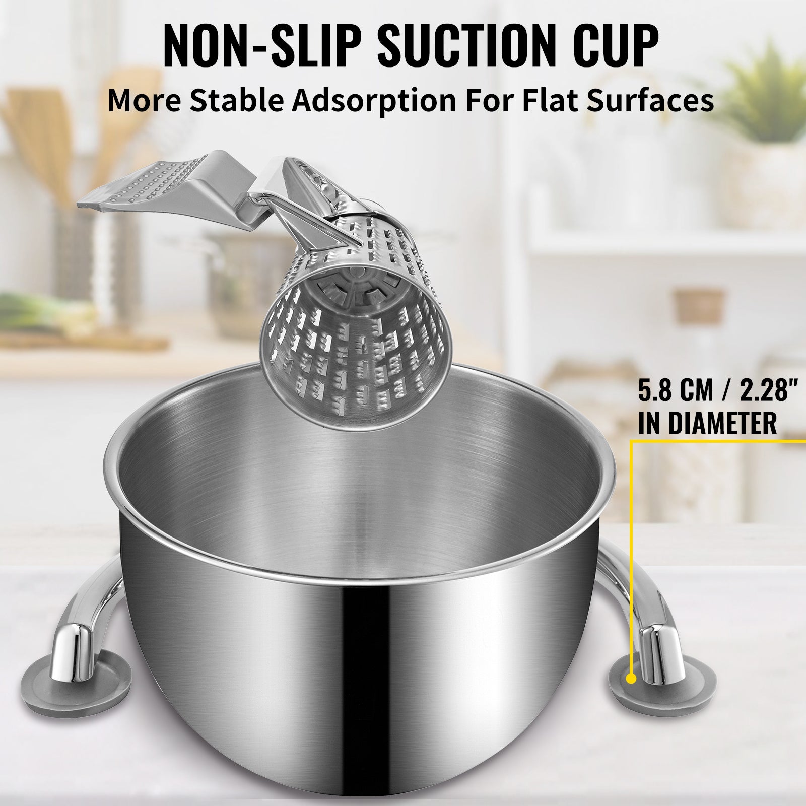 VEVOR Rotary Cheese Grater & Mandoline Slicer